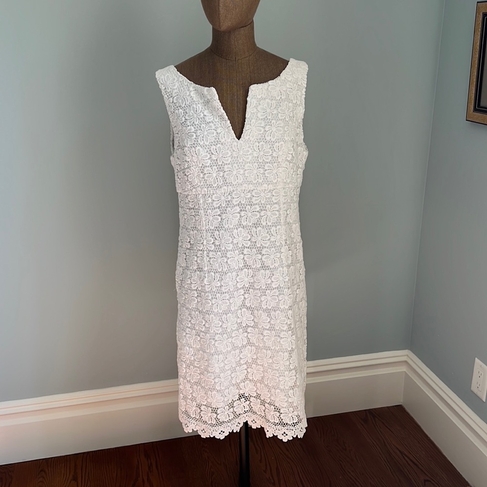 Lilly Pulitzer White Crochet Dress